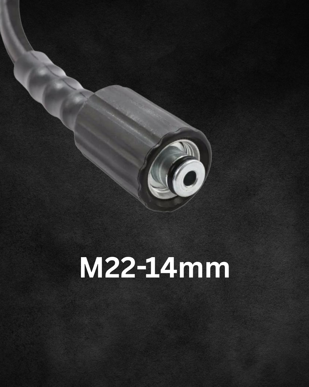 Steel Braided Pressure Hose M22-14mm 25FT