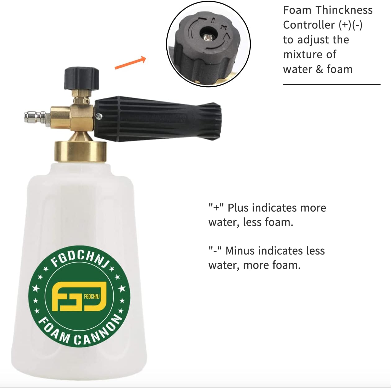 Pressure Washer Foam Cannon Pro 1.5L