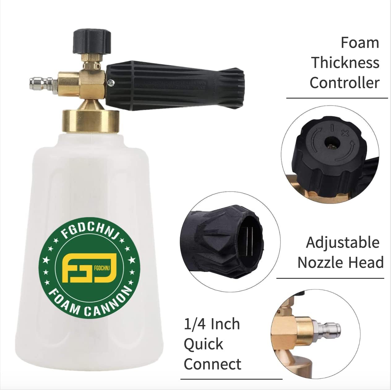 Pressure Washer Foam Cannon Pro 1.5L