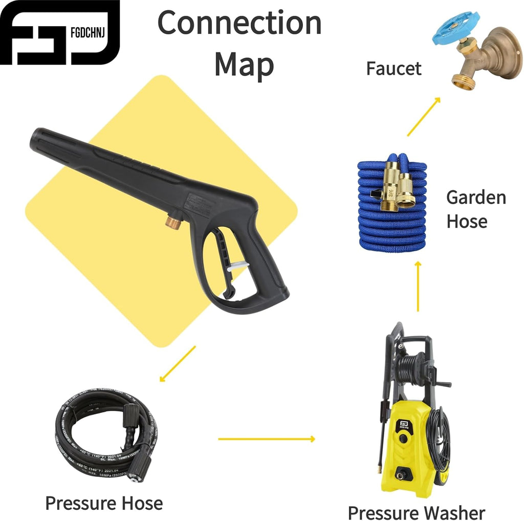 FGD-2320PSI Long Pressure Washer Gun
