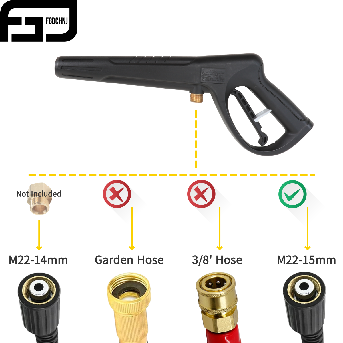 FGDCHNJ Pressure Washer Gun Replacement